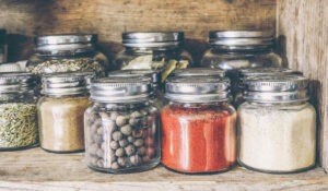 Jars of Natural and Integrative Treatments from a Holistic Practitioner