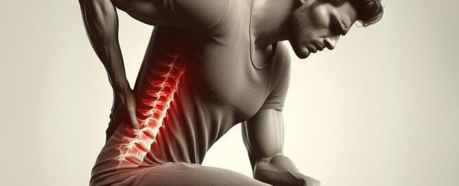 A man with back pain needing naturopathic and holistic treatment in SC